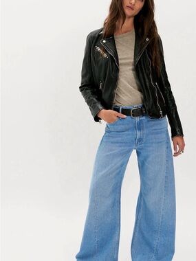 MOTHER The Lasso Wide Leg Jeans Munchies NWOT